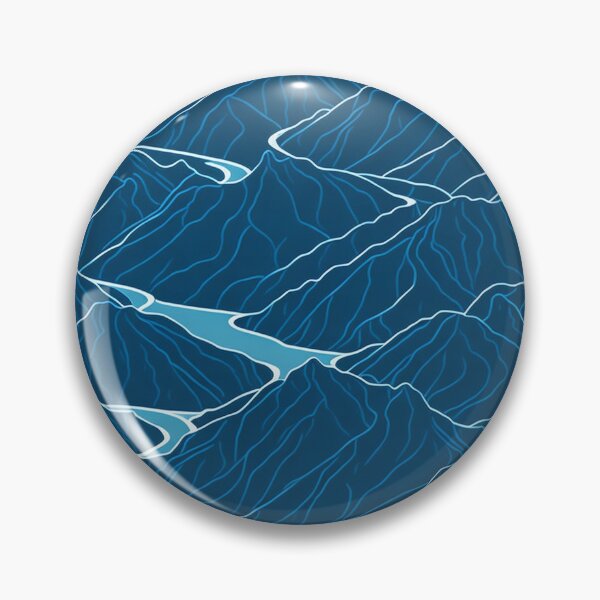 Item preview, Flowing Mountain River Pattern designed and sold by Daniel Haddad.