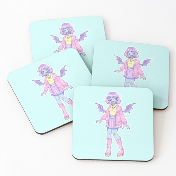 Item preview, pastel demon girl designed and sold by blueberry-bat.