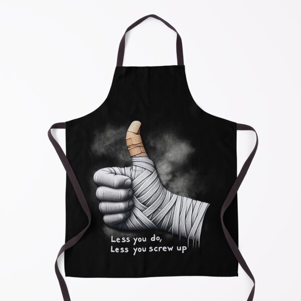 Item preview, Less you do less you screw up, minimalism, procrastination, slowlife, minimalist approach, simplify, more or less, designed and sold by CrisMor-Art.
