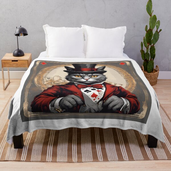 Item preview, Elegant Feline Sorcerer - Artistic Cat in Suit with Magical Aura designed and sold by MiszungART.