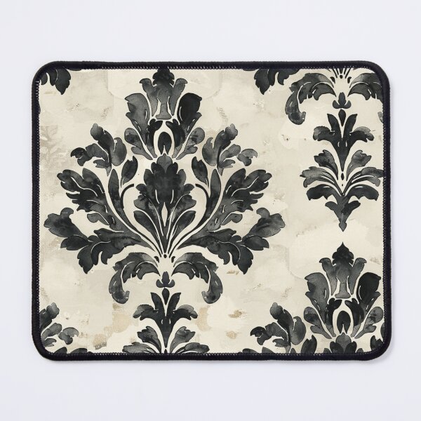 Item preview, MURMURS OF MOONLIGHT Watercolor Damask designed and sold by Frenchifique.