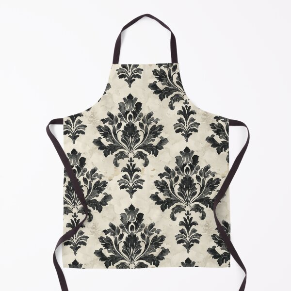 Item preview, MURMURS OF MOONLIGHT Watercolor Damask designed and sold by Frenchifique.
