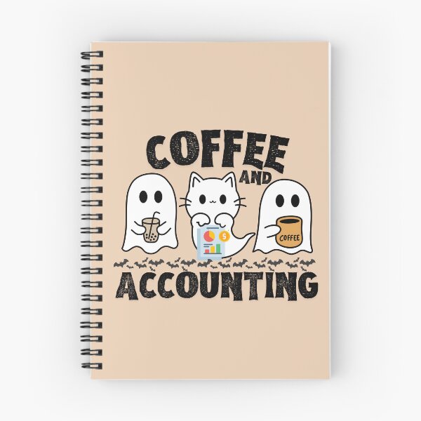 Item preview, Coffee Halloween Accounting Ghost Accountant designed and sold by SunfullyYours.