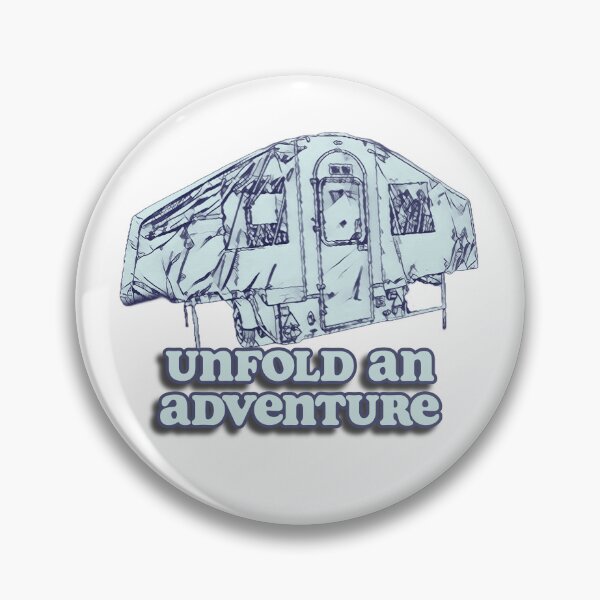 Item preview, Unfold an Adventure Bluey Grey Trailer Tent designed and sold by BeccaAelishe.