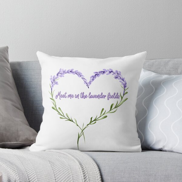 Item preview, meet me in the lavender fields heart designed and sold by LearnandLove.