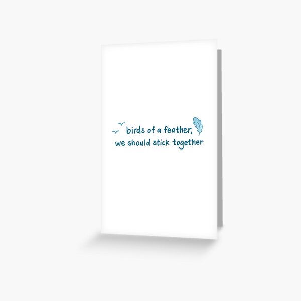 Item preview, birds of a feather designed and sold by asternoonco.