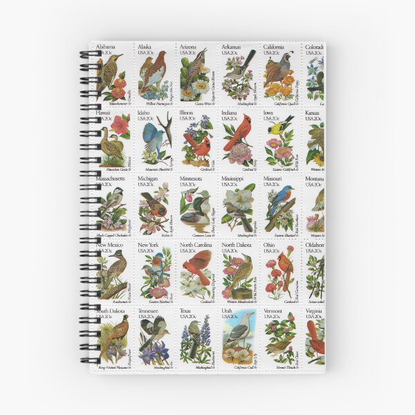 Item preview, US Stamp - State Bird and Flowers designed and sold by WexStudios.