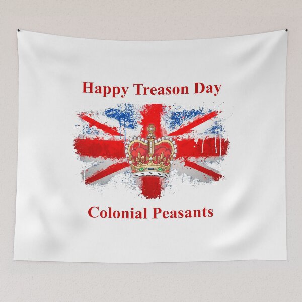 Item preview, Happy Treason Day - Colonial Peasants designed and sold by LaughingProf.