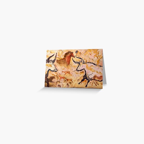 Aperçu de l'œuvre Art rupestre à la grotte de Lascaux créée et vendue par Gregory Pastoll.