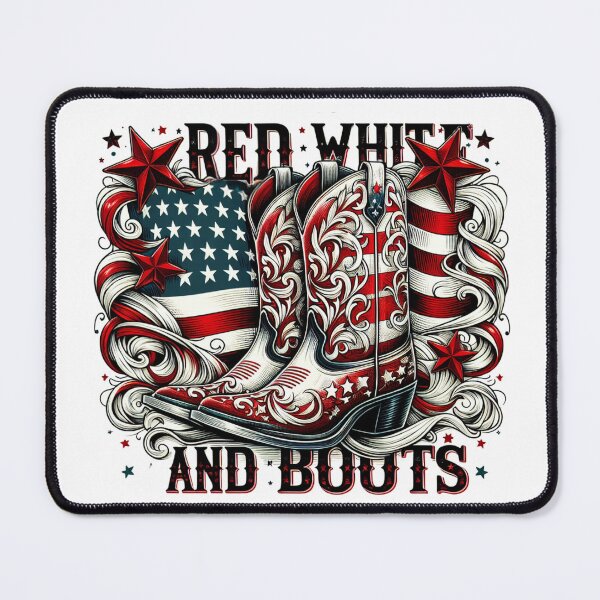 Item preview, Red White And Boots designed and sold by InklingIris.