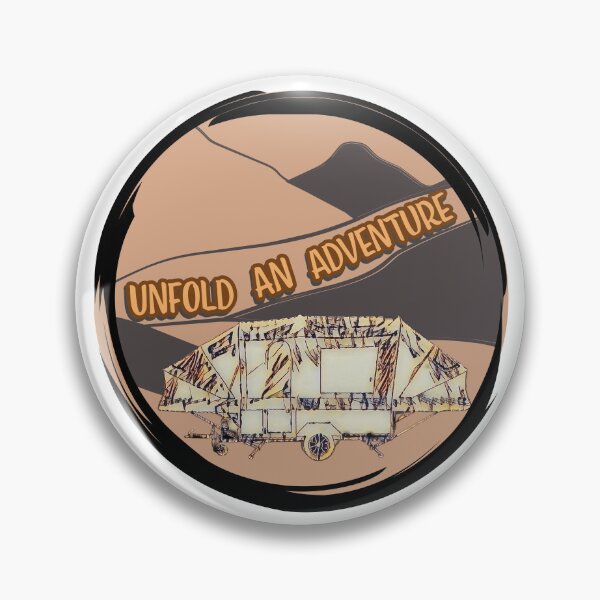 Item preview, Unfold An Adventure Brown Trailer Tent designed and sold by BeccaAelishe.