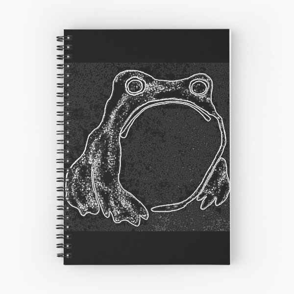 Item preview, Frog Art Black and White Modern Matsumoto Veda Digital Distortion designed and sold by kattakitty.