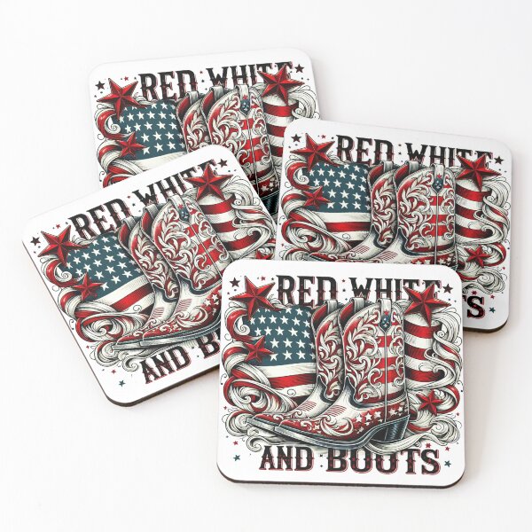 Item preview,   Red White And Boots designed and sold by InklingIris.
