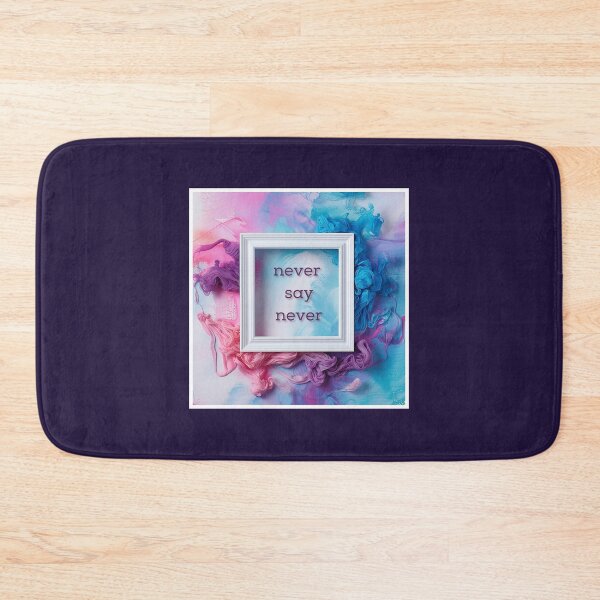 Item preview, Never say never, words in the frame designed and sold by silent-violin.