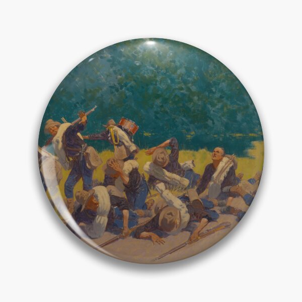Item preview, The Scream of Shrapnel at San Juan Hill by Frederic Remington   designed and sold by TeeARTHY.