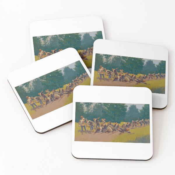 Item preview, The Scream of Shrapnel at San Juan Hill by Frederic Remington   designed and sold by TeeARTHY.