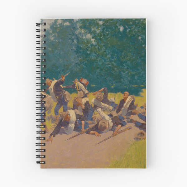 Item preview, The Scream of Shrapnel at San Juan Hill by Frederic Remington   designed and sold by TeeARTHY.