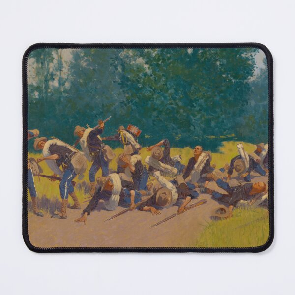 Item preview, The Scream of Shrapnel at San Juan Hill by Frederic Remington   designed and sold by TeeARTHY.