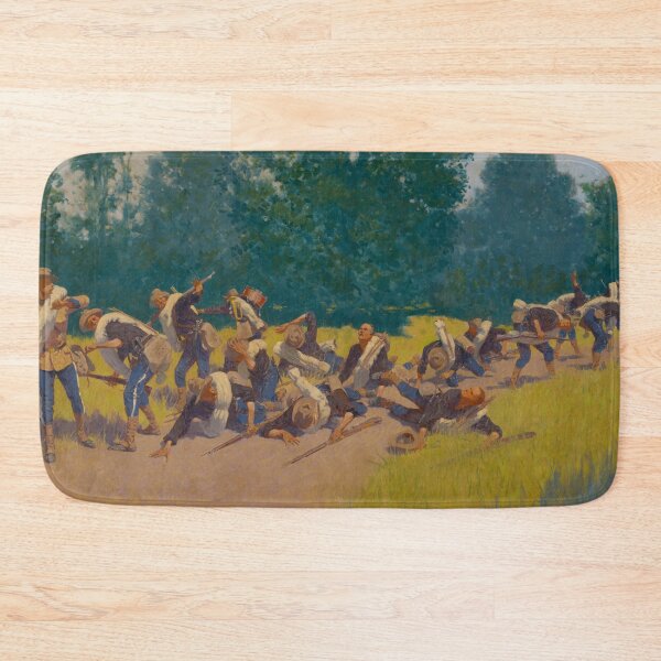 Item preview, The Scream of Shrapnel at San Juan Hill by Frederic Remington   designed and sold by TeeARTHY.
