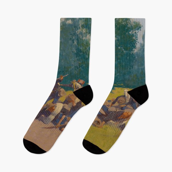 Item preview, The Scream of Shrapnel at San Juan Hill by Frederic Remington   designed and sold by TeeARTHY.