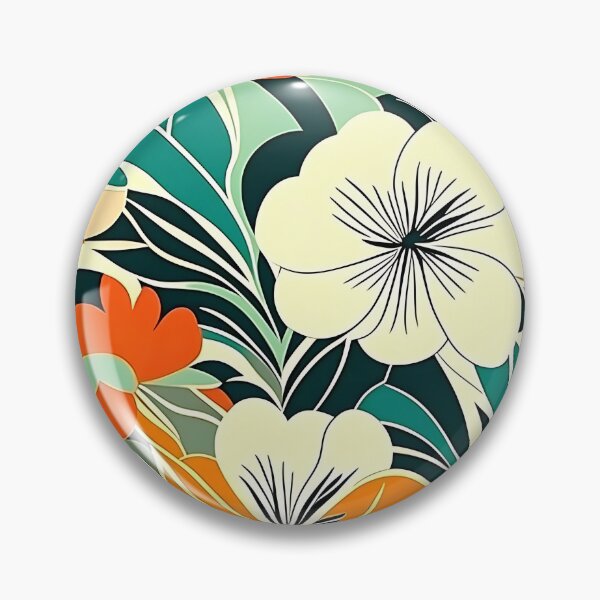 Item preview, Vibrant Tropical Floral Pattern - Bold Botanical Design designed and sold by SportyAndArtful.