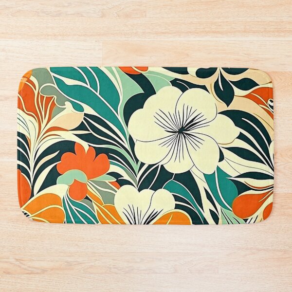 Item preview, Vibrant Tropical Floral Pattern - Bold Botanical Design designed and sold by SportyAndArtful.