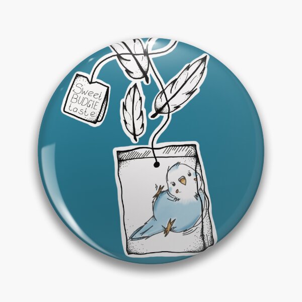 Item preview, cute budgie tea designed and sold by ventenart.