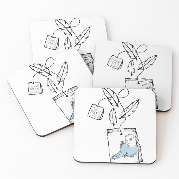 Item preview, cute budgie tea designed and sold by ventenart.