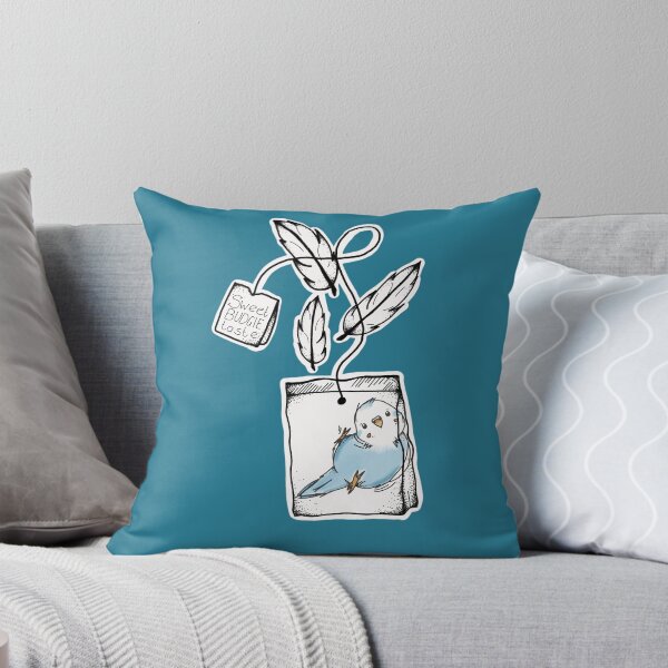 Item preview, cute budgie tea designed and sold by ventenart.