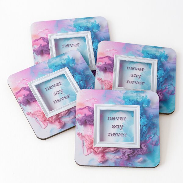 Item preview, Never say never, words in the frame designed and sold by silent-violin.