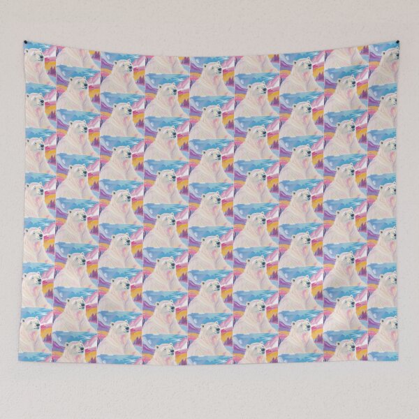 Item preview, BEAR AT PEACE | POLAR BEAR designed and sold by MUDUGAMU.