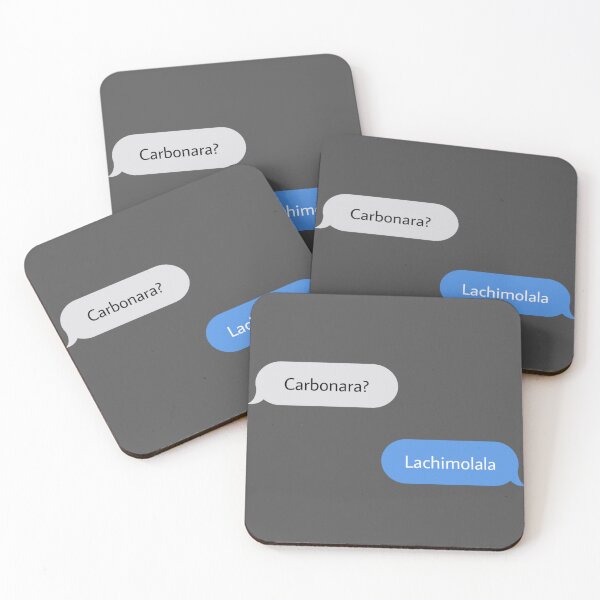 Item preview, Carbonara Lachimolala funny  designed and sold by Cupid's Canvas.