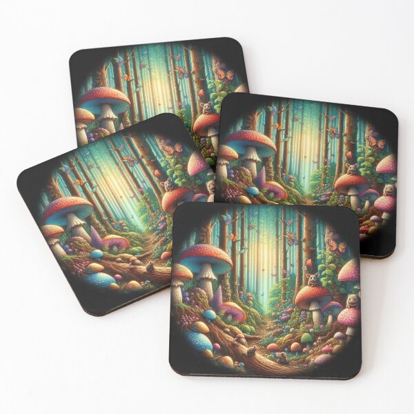 Item preview, Psychedelic Forest designed and sold by KinshipArts.