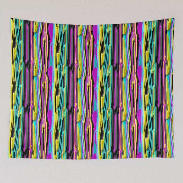Item preview, Vertical CMYK Stripe Pattern  designed and sold by TheRulerofEarth.