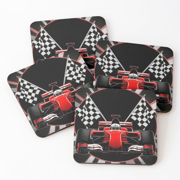 Item preview, Vintage Formula Racing Red Car - Retro 80s 90s Style designed and sold by Digi-Bay.