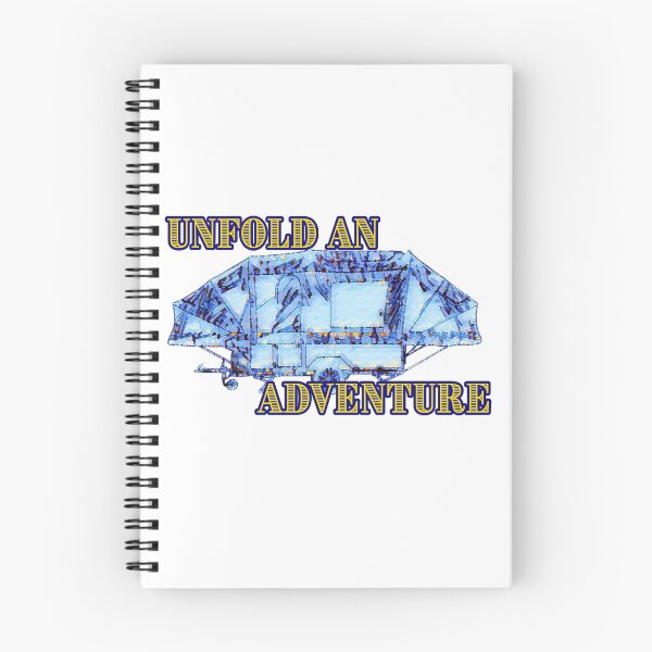 Item preview, Unfold an Adventure Blue Trailer Tent designed and sold by BeccaAelishe.