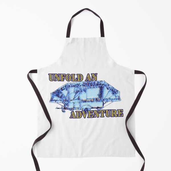 Item preview, Unfold an Adventure Blue Trailer Tent designed and sold by BeccaAelishe.