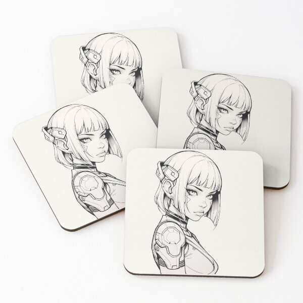 Aperçu de l'œuvre Cyborg Girl créée et vendue par ArtCraftLab.