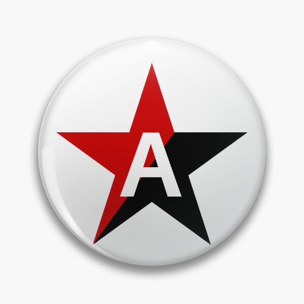 Item preview, Anarchist Star with A Symbol designed and sold by Kole's Designs.