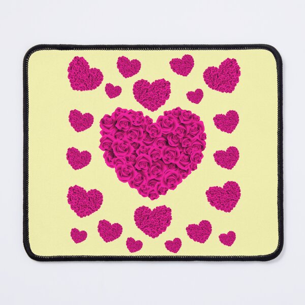 Item preview, heart of pink flowers designed and sold by GEWINN.