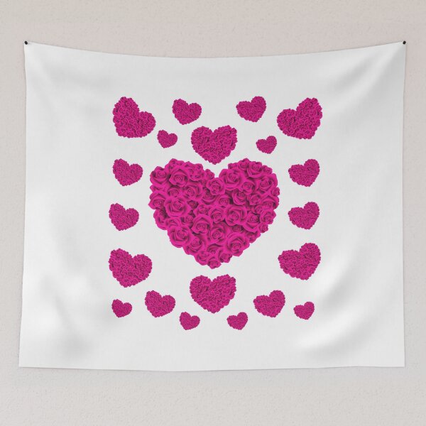 Item preview,  heart of pink flowers designed and sold by GEWINN.