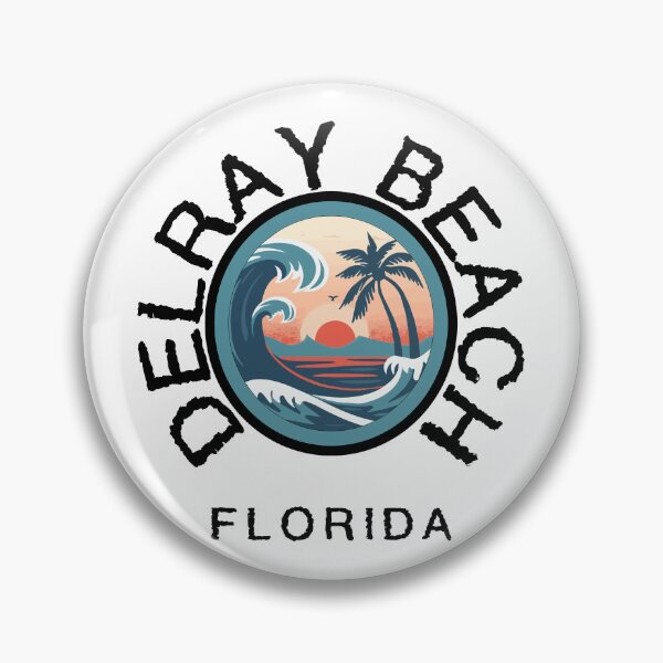 Item preview, Delray Beach - Florida (with Black Lettering) designed and sold by VelvetRoom.