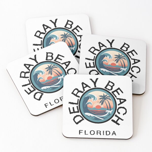 Item preview, Delray Beach - Florida (with Black Lettering) designed and sold by VelvetRoom.