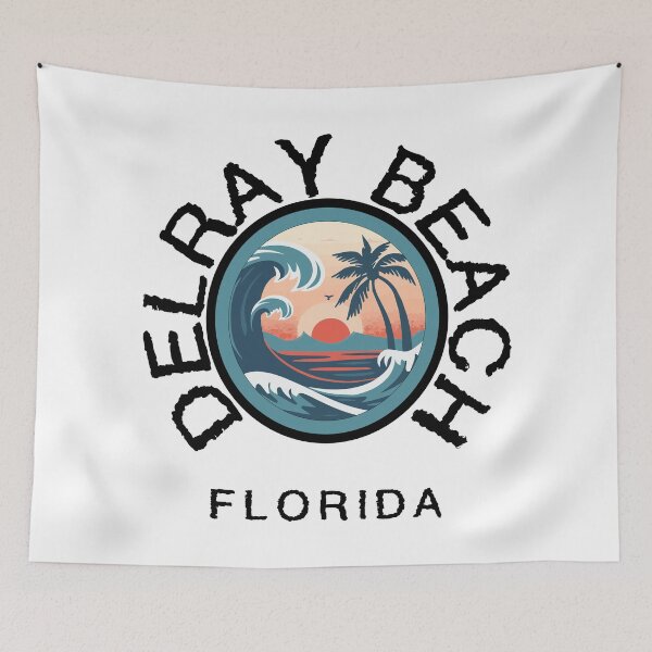 Item preview, Delray Beach - Florida (with Black Lettering) designed and sold by VelvetRoom.