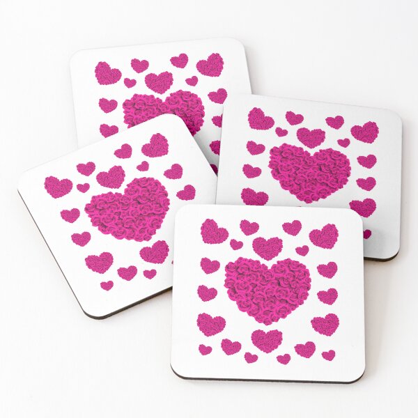 Item preview,  heart of pink flowers designed and sold by GEWINN.