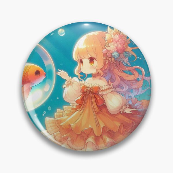 Item preview, Goldfish Princess in the Sea designed and sold by ArtisStudio.