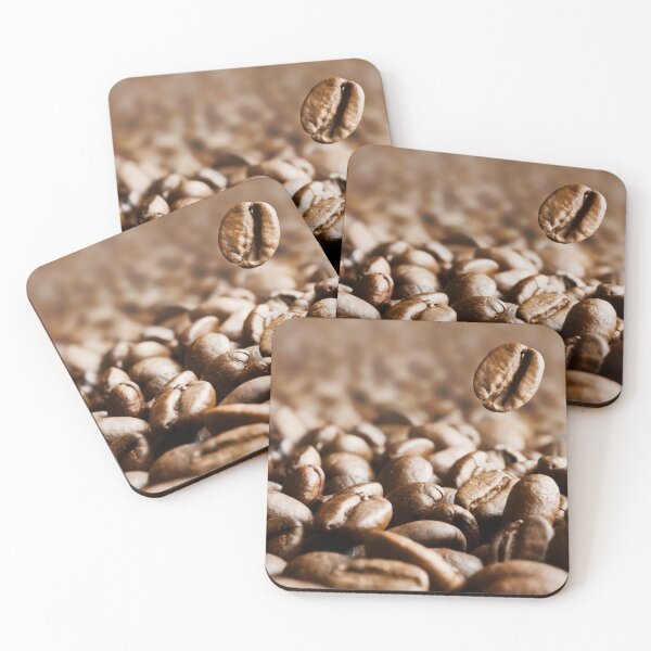 Item preview, Image of countless coffee beans and single bean falling designed and sold by Vetagio.