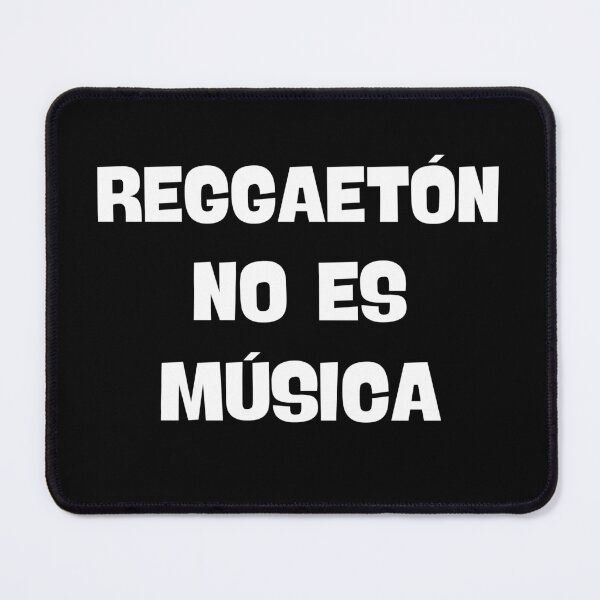 Item preview, Reggaetón Is Not Music (Black Background / Black Background) designed and sold by Jewish Rockandrolla.
