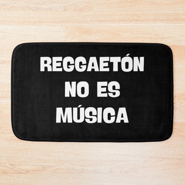 Item preview, Reggaetón Is Not Music (Black Background / Black Background) designed and sold by Jewish Rockandrolla.