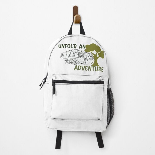Item preview, Unfold An Adventure Black and White Folding Caravan designed and sold by BeccaAelishe.